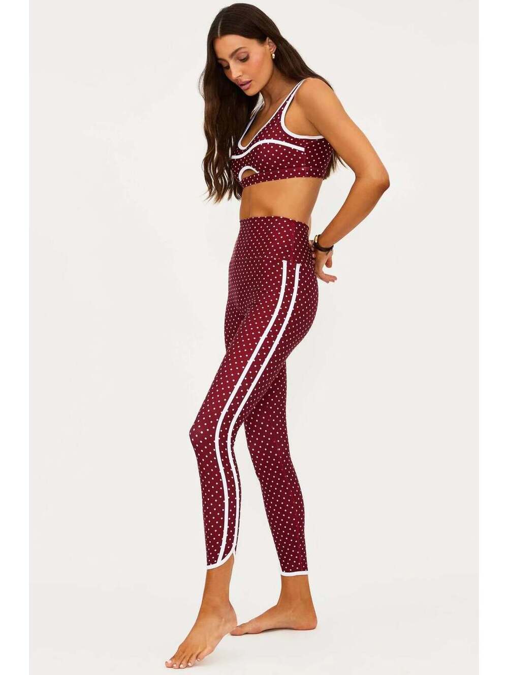 Rella Legging Crimson Dot